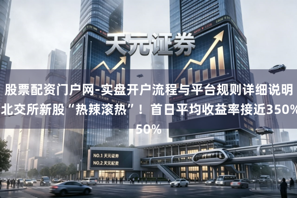 股票配资门户网-实盘开户流程与平台规则详细说明 北交所新股“热辣滚热”！首日平均收益率接近350%
